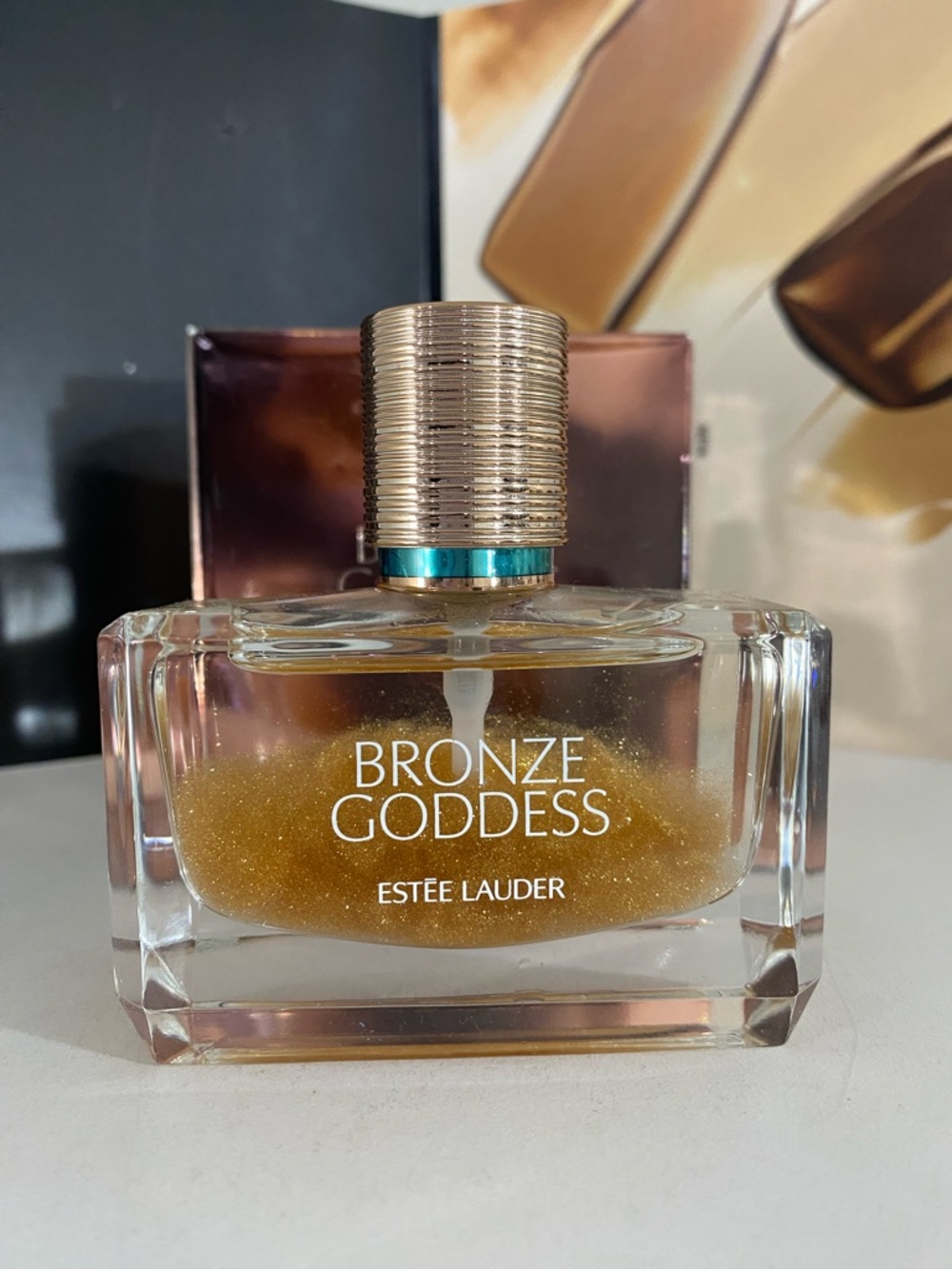 Estée Lauder Bronze Goddess Shimmering Oil Spray For Hair&Body, 1.7 OZ, Unsealed